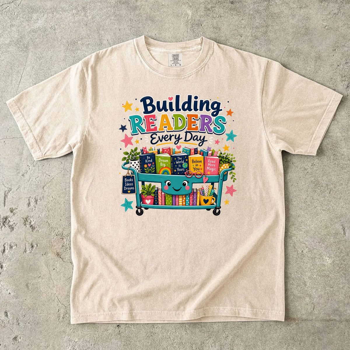 Building Readers Every Day Reading Teacher T-Shirt