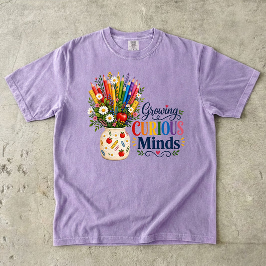 Growing Curious Minds Teacher T-Shirt