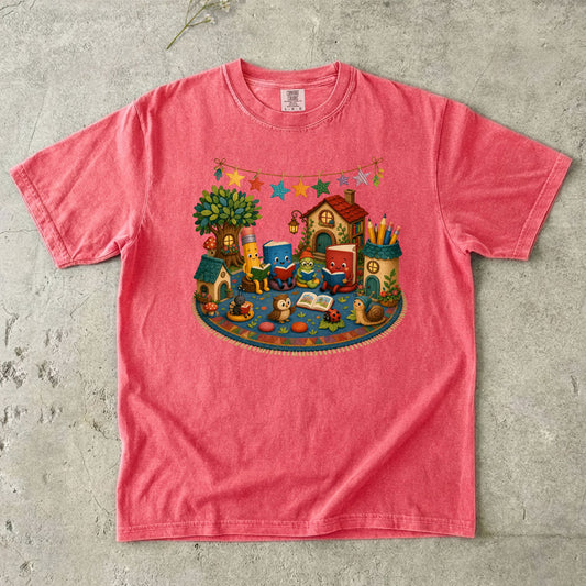Cozy Storytime Reading Teacher T-Shirt