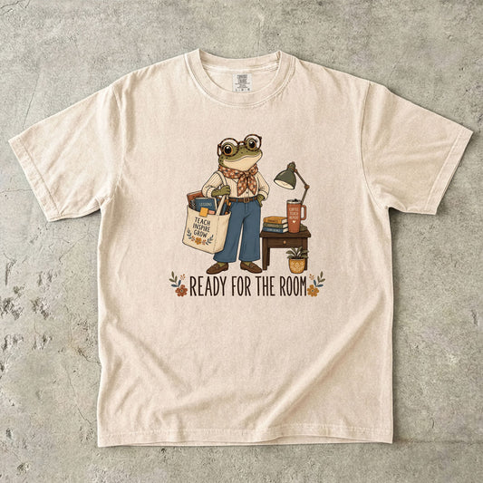Ready For The Room Frog Teacher T-Shirt