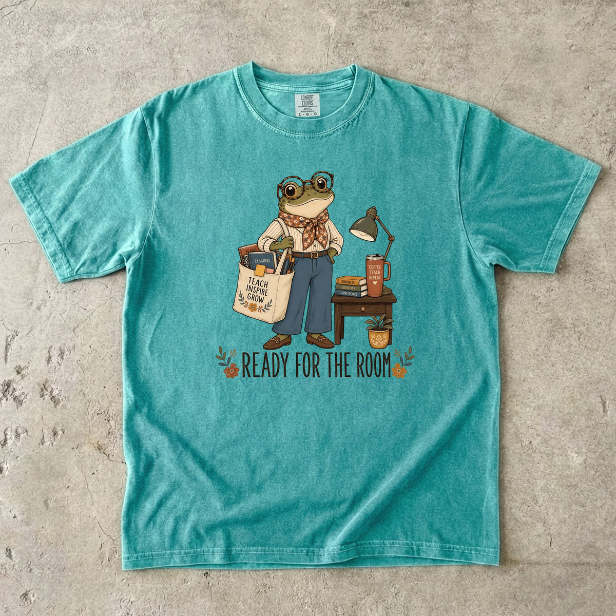 Ready For The Room Frog Teacher T-Shirt