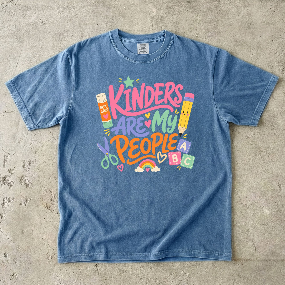 Kinders Are My People Teacher T-Shirt