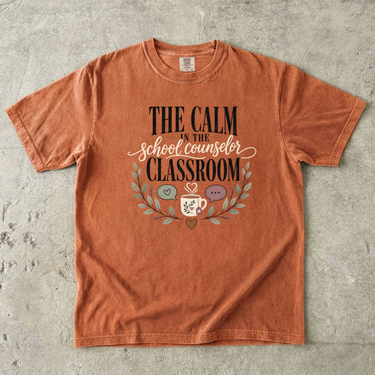 The Calm In The Classroom Counselor T-Shirt