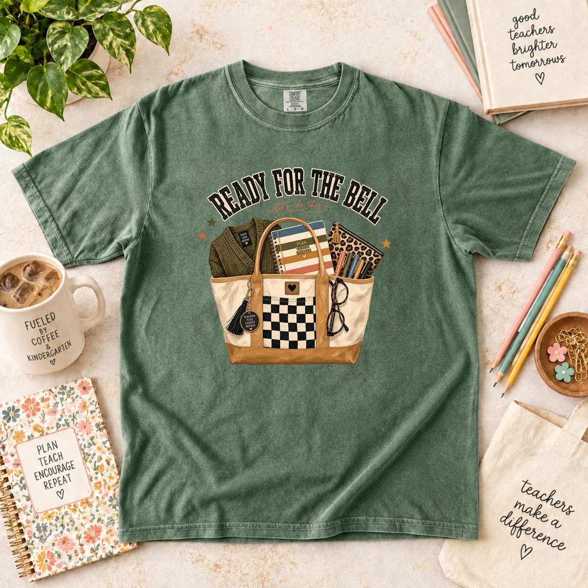 Ready For The Bell Teacher T-Shirt