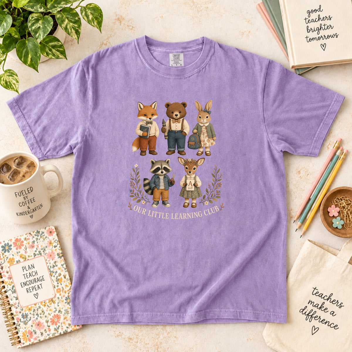 Our Little Learning Club Preschool Teacher T-Shirt