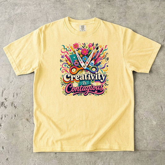 Creativity Is Contagious Art Teacher T-Shirt