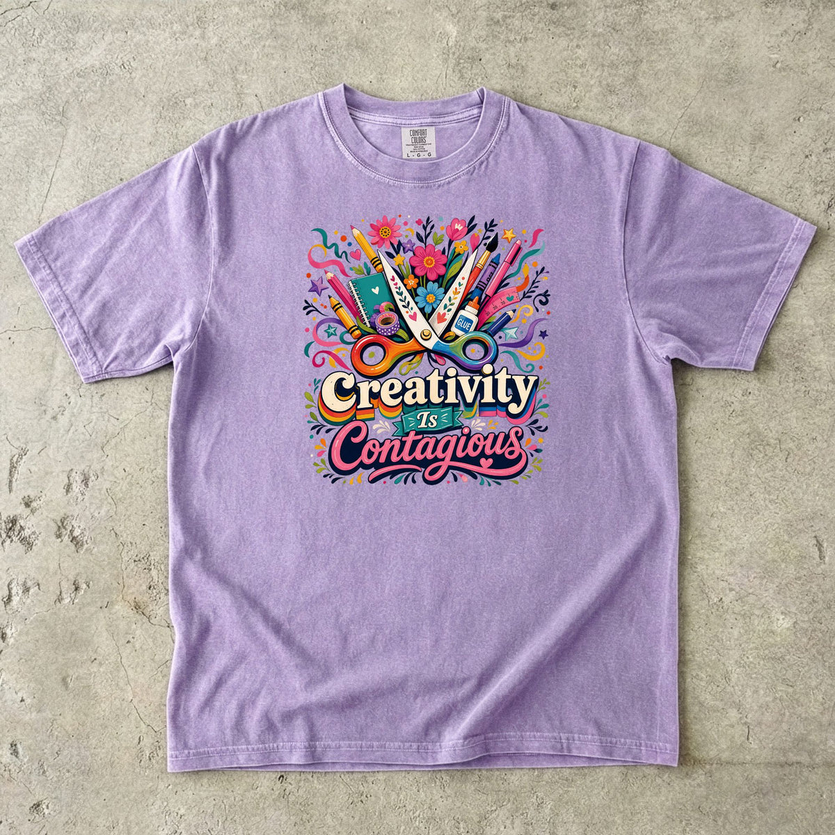 Creativity Is Contagious Art Teacher T-Shirt
