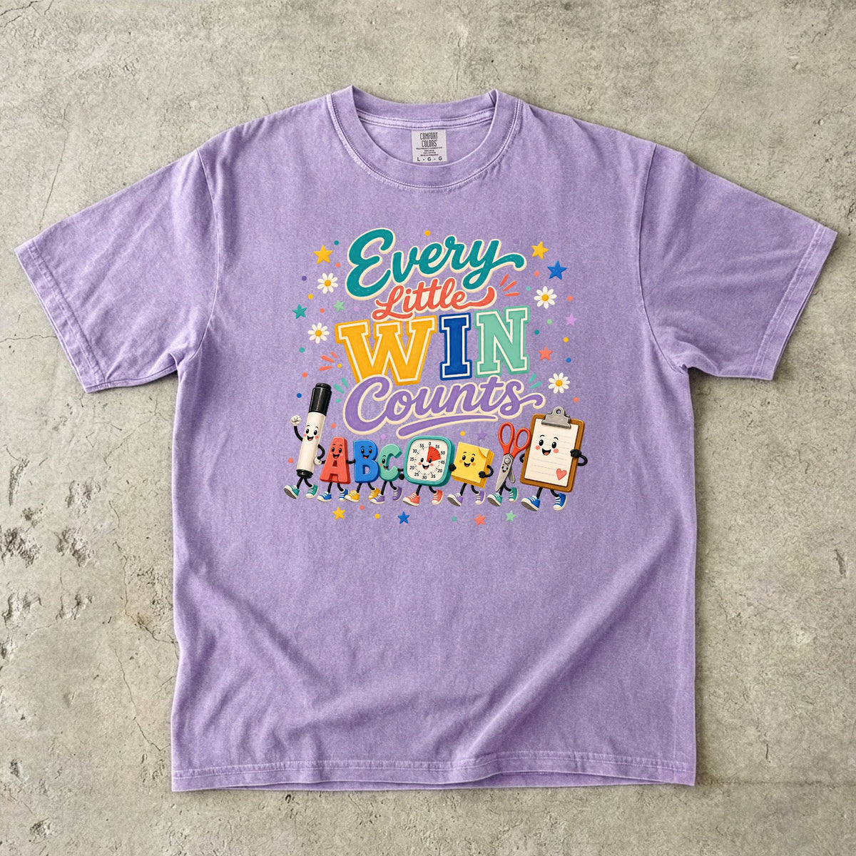 Every Little Win Counts Teacher T-Shirt