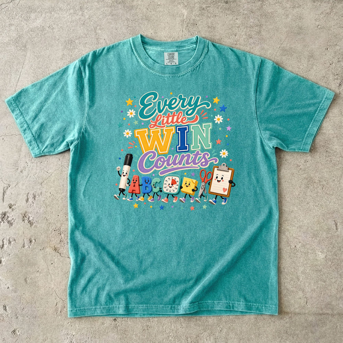 Every Little Win Counts Teacher T-Shirt