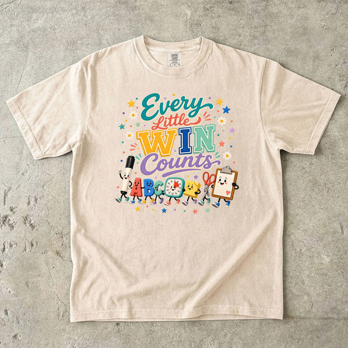 Every Little Win Counts Teacher T-Shirt