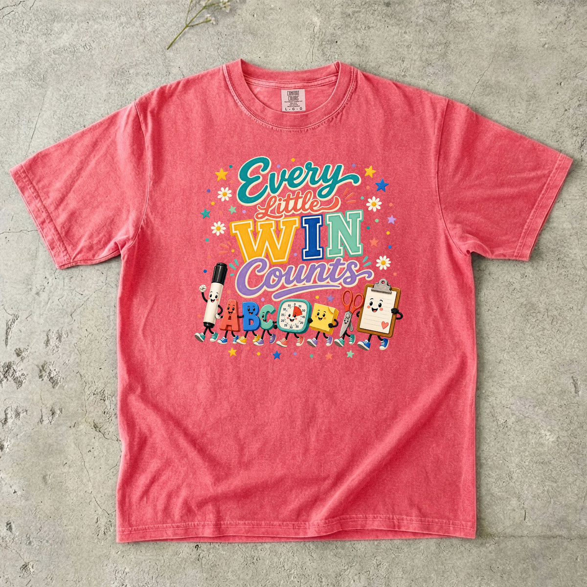 Every Little Win Counts Teacher T-Shirt