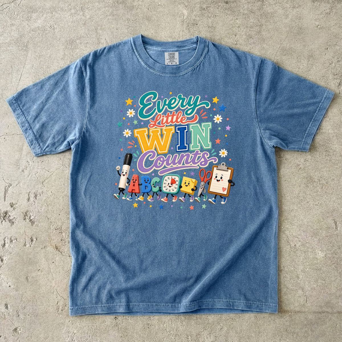 Every Little Win Counts Teacher T-Shirt