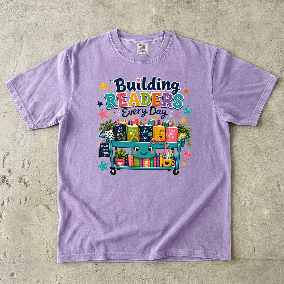 Building Readers Every Day Reading Teacher T-Shirt