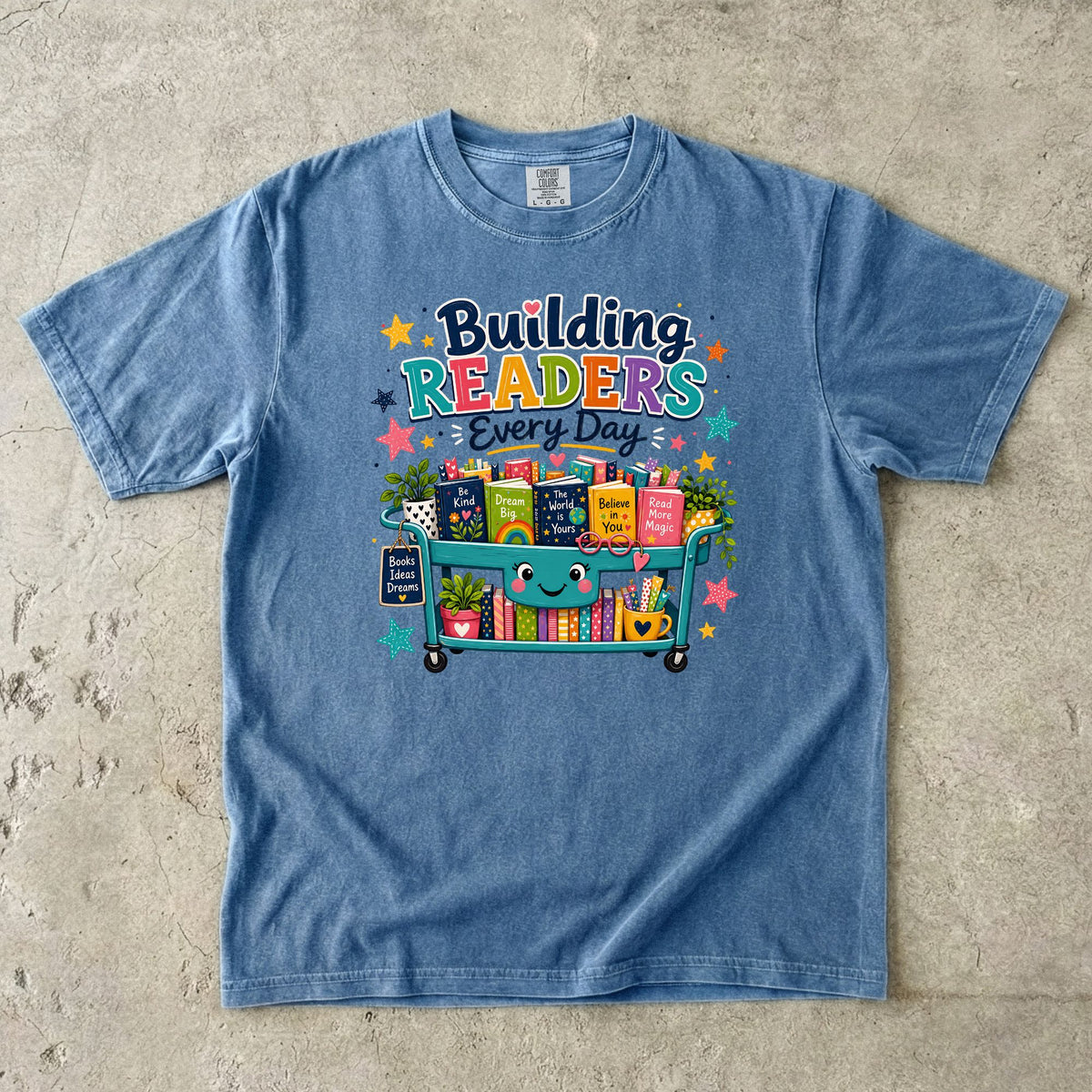 Building Readers Every Day Reading Teacher T-Shirt