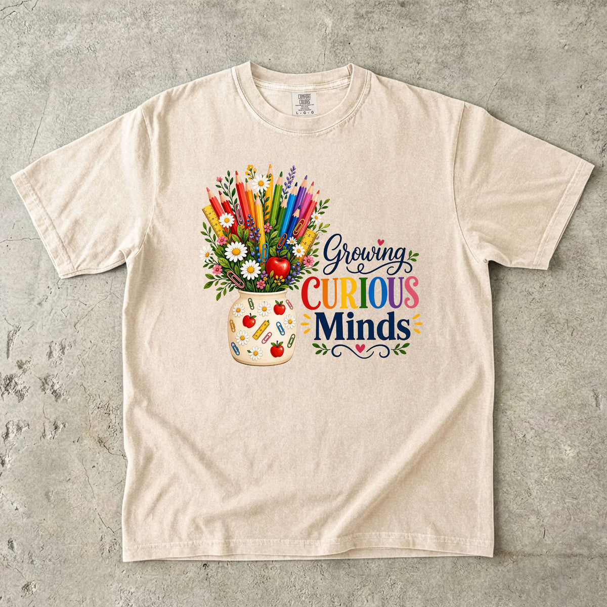 Growing Curious Minds Teacher T-Shirt