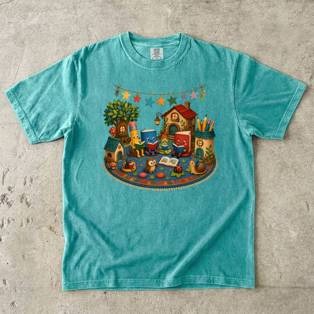 Cozy Storytime Reading Teacher T-Shirt