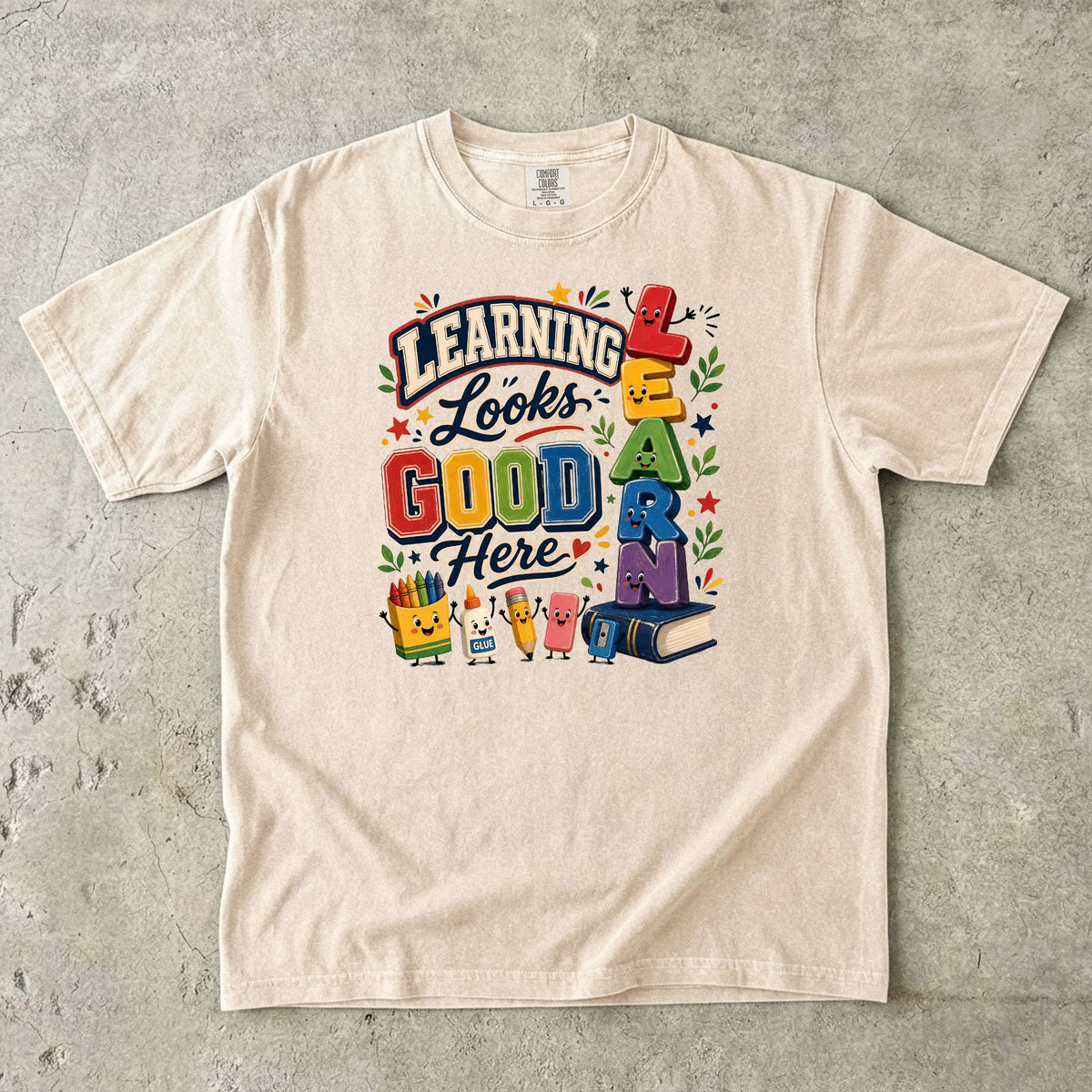 Learning Looks Good Here Teacher T-Shirt