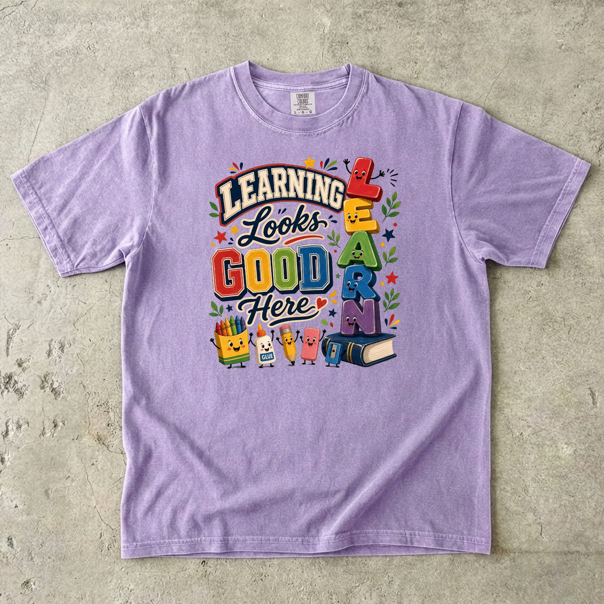 Learning Looks Good Here Teacher T-Shirt