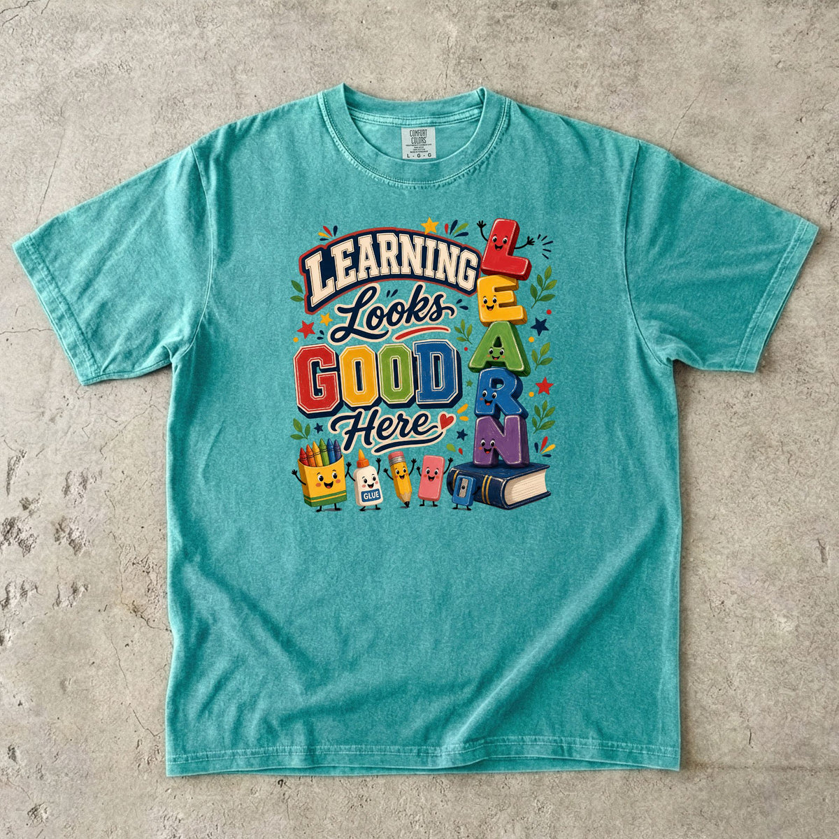 Learning Looks Good Here Teacher T-Shirt