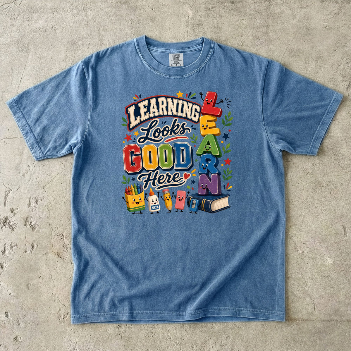 Learning Looks Good Here Teacher T-Shirt