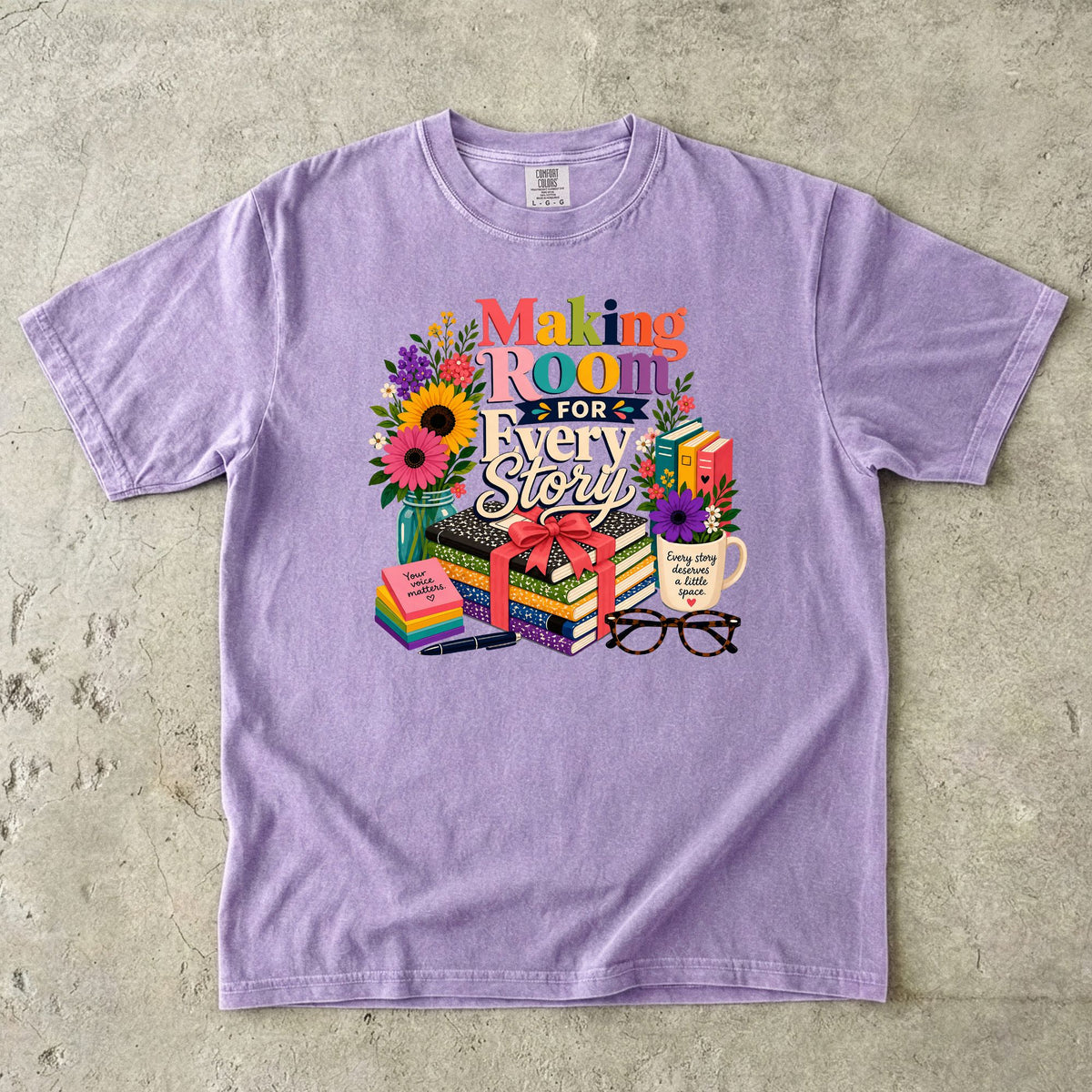 Making Room for Every Story Reading Teacher T-Shirt