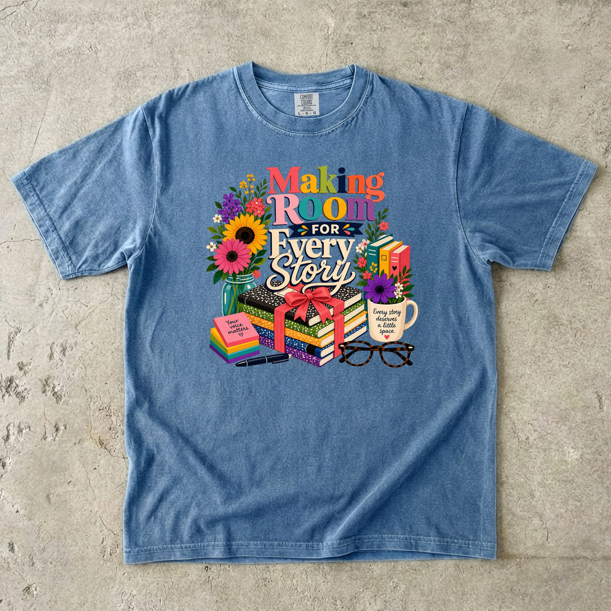 Making Room for Every Story Reading Teacher T-Shirt