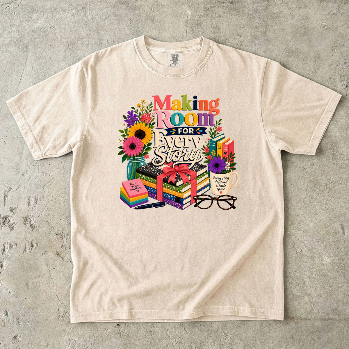 Making Room for Every Story Reading Teacher T-Shirt