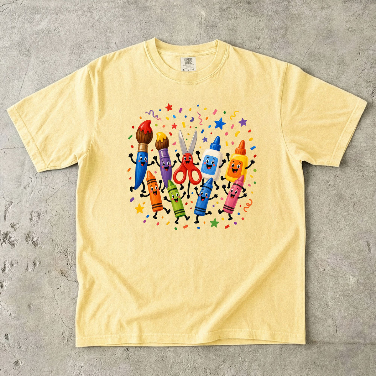 Colorful Art Teacher T-Shirt