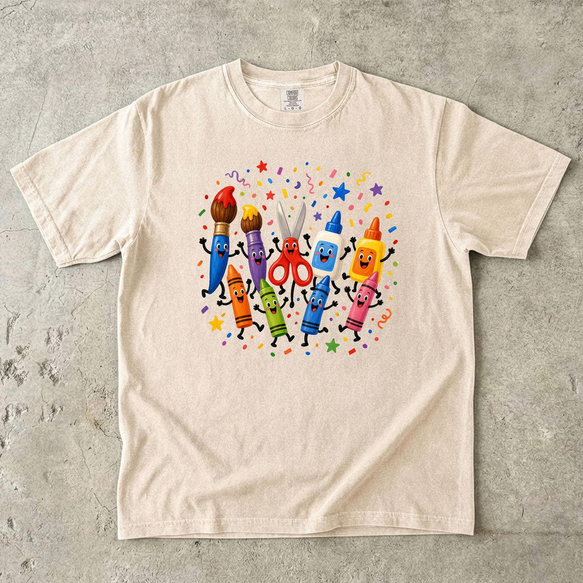 Colorful Art Teacher T-Shirt