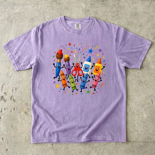 Colorful Art Teacher T-Shirt