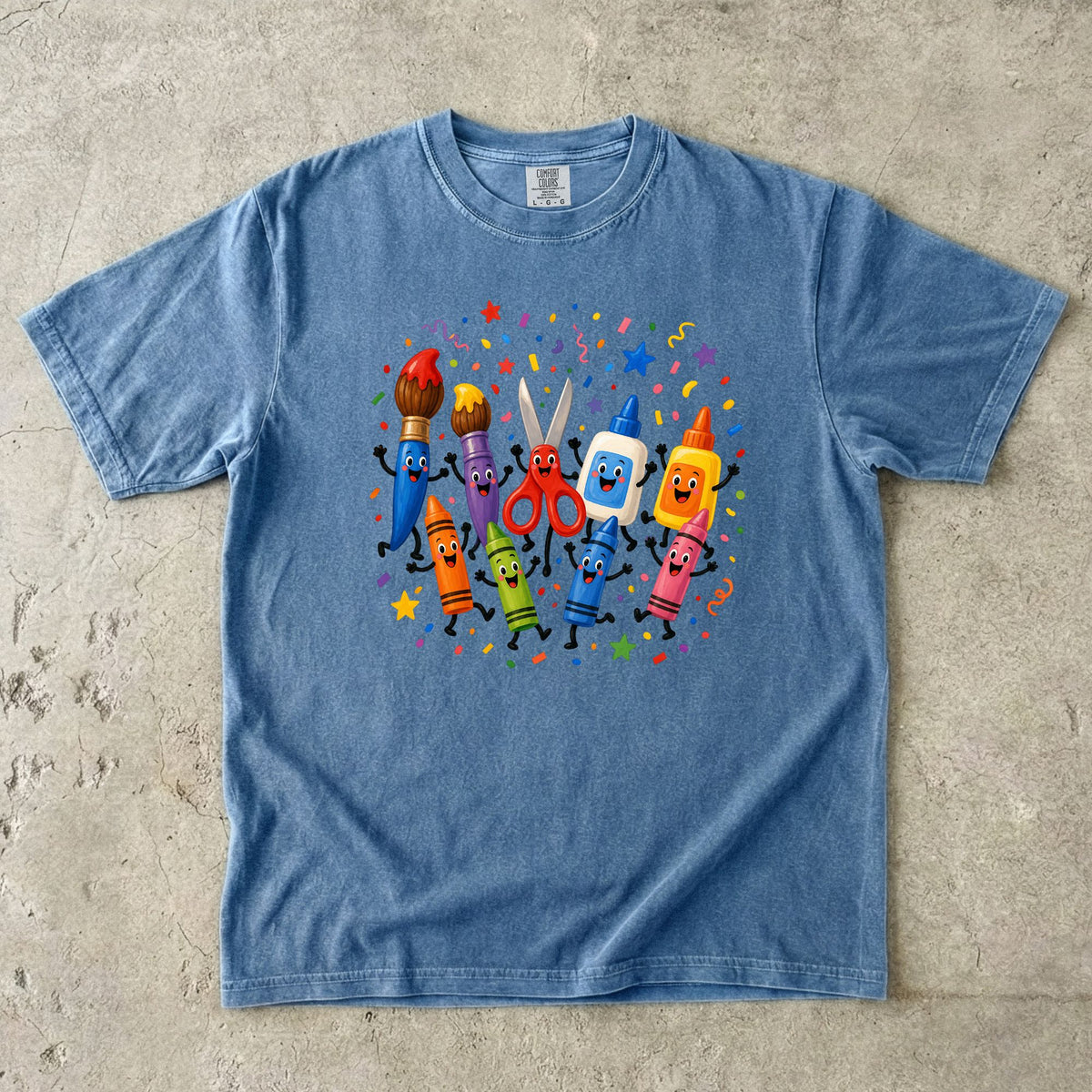 Colorful Art Teacher T-Shirt