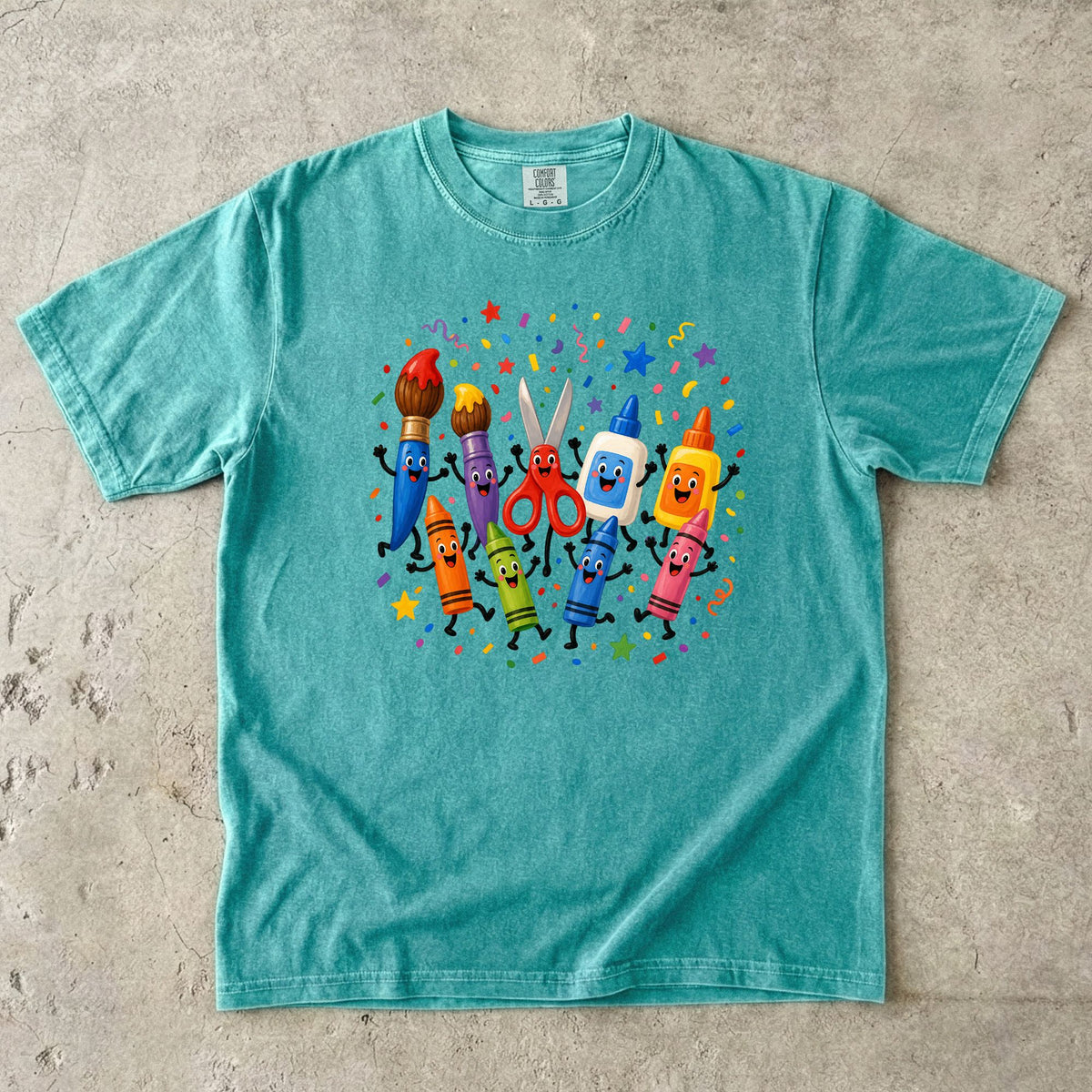 Colorful Art Teacher T-Shirt