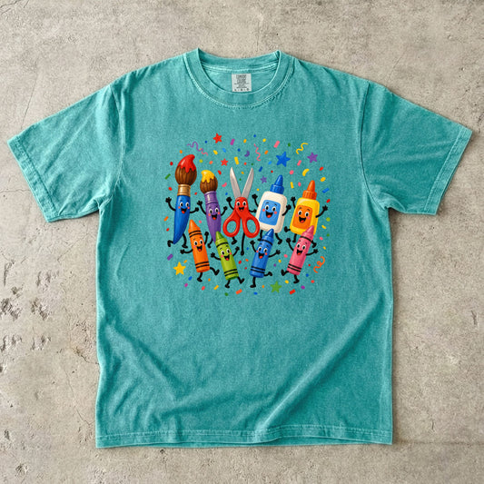 Colorful Art Teacher T-Shirt