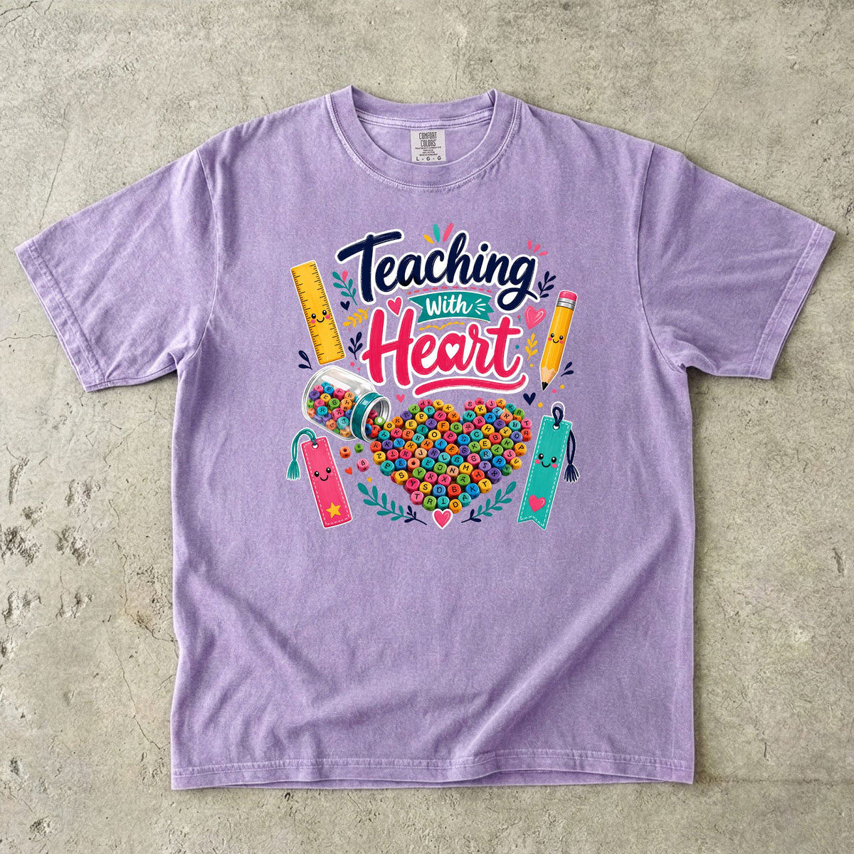 Teaching With Heart Teacher T-Shirt