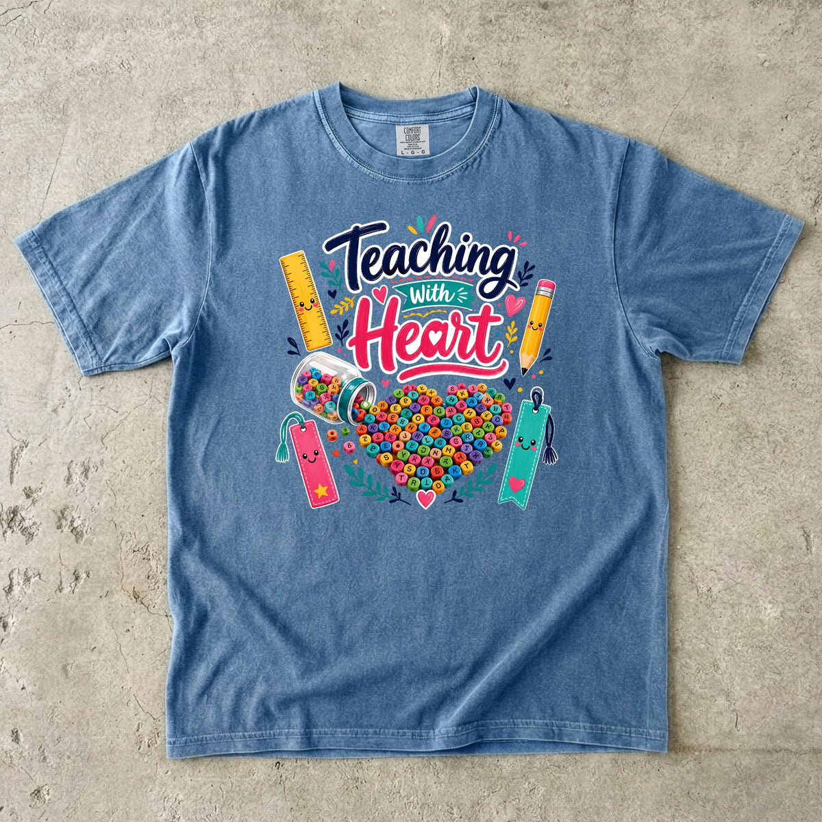 Teaching With Heart Teacher T-Shirt