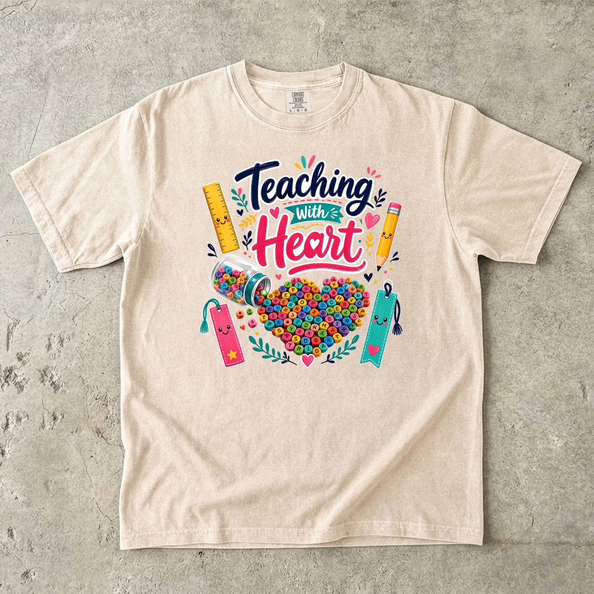 Teaching With Heart Teacher T-Shirt
