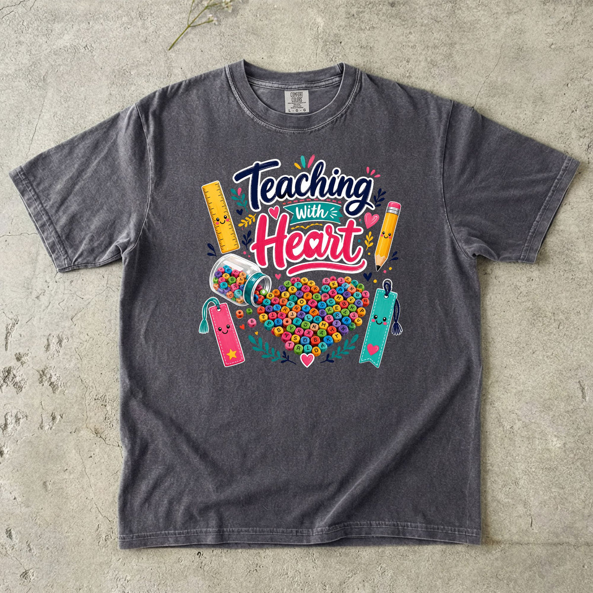 Teaching With Heart Teacher T-Shirt