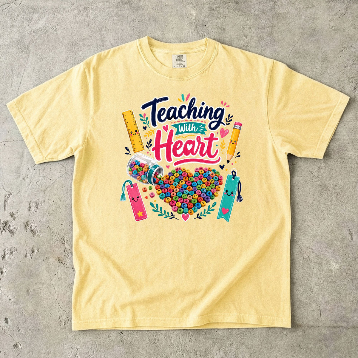 Teaching With Heart Teacher T-Shirt