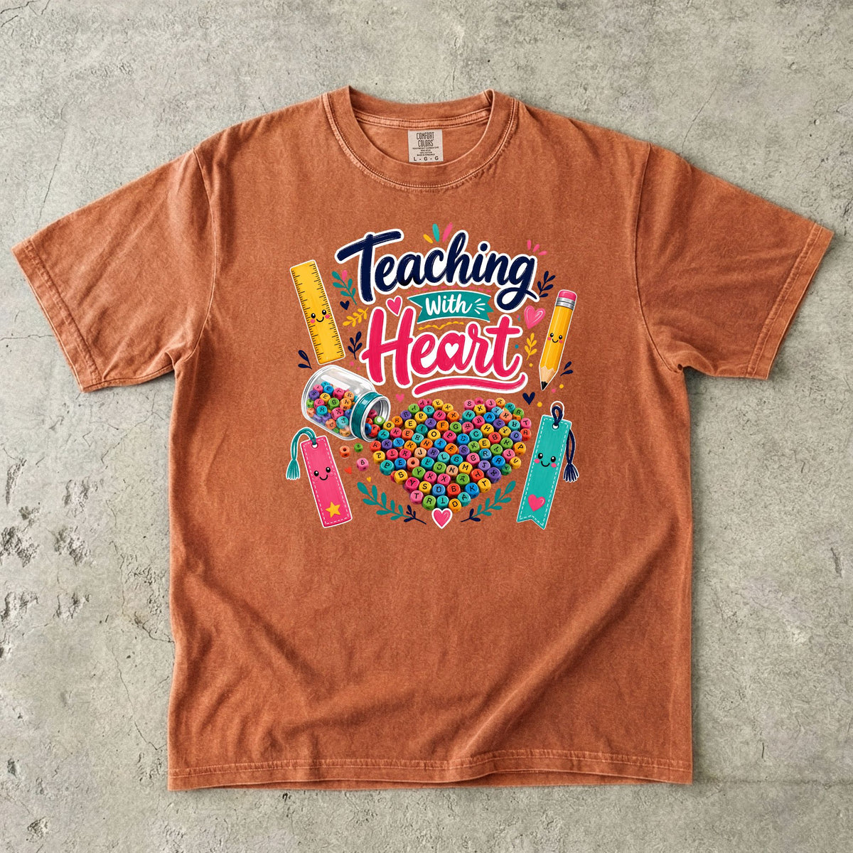 Teaching With Heart Teacher T-Shirt