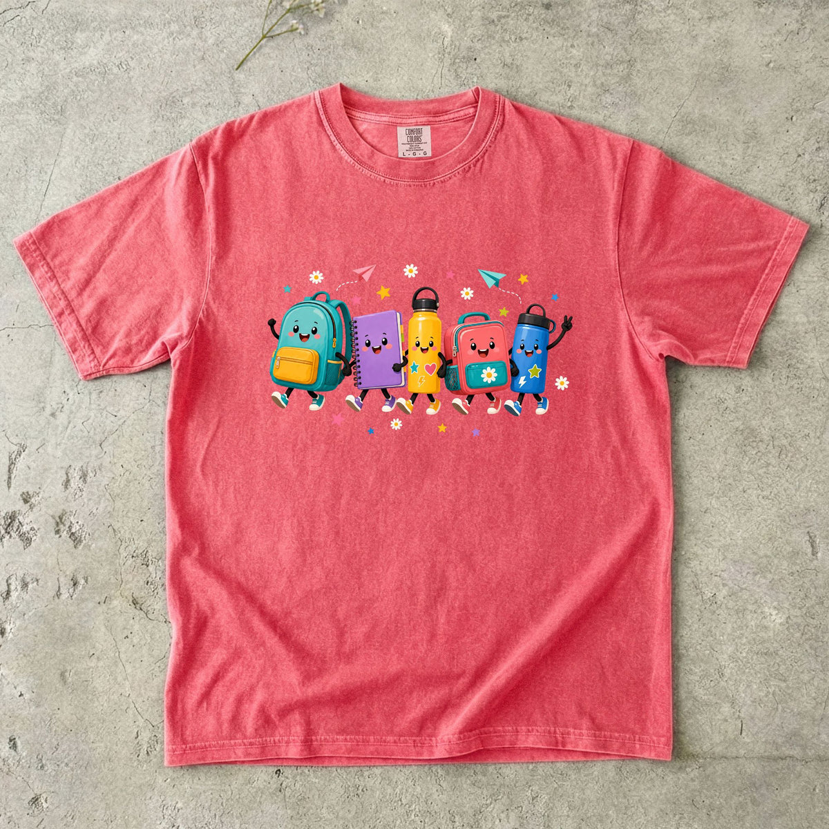 Cute Backpack Friends Teacher T-Shirt