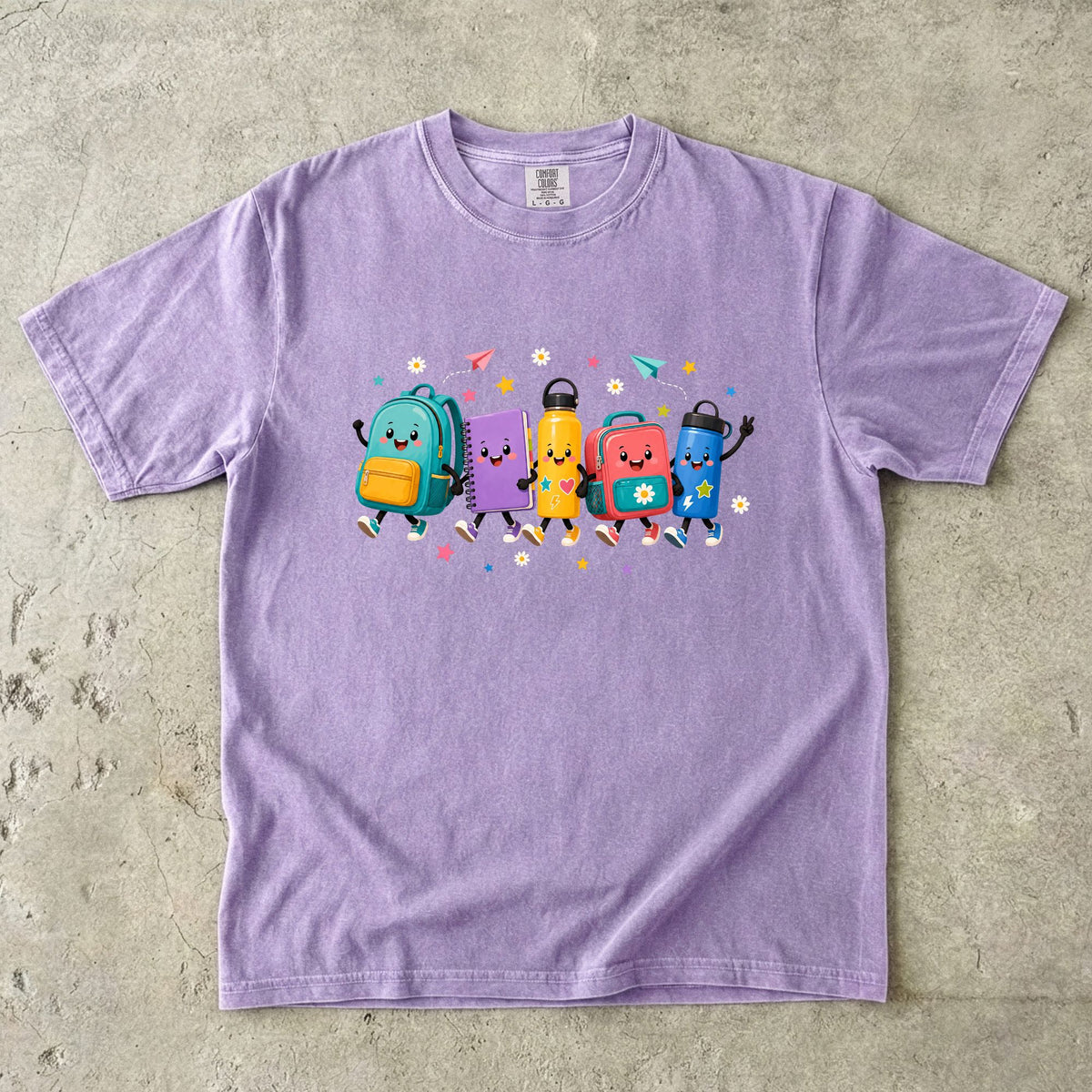 Cute Backpack Friends Teacher T-Shirt