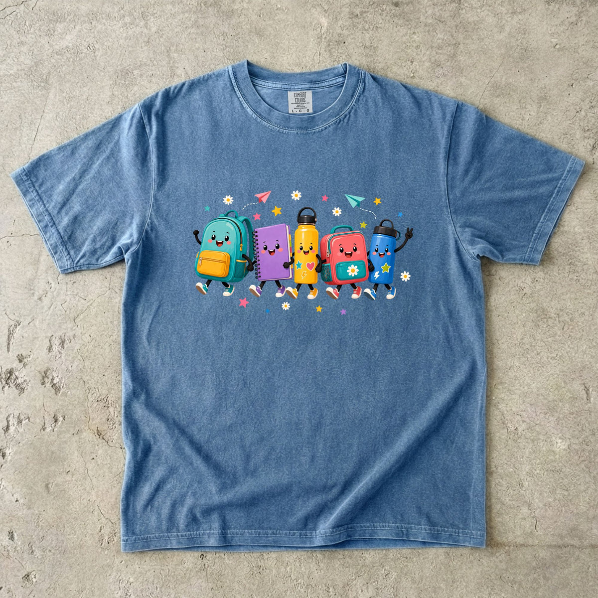Cute Backpack Friends Teacher T-Shirt
