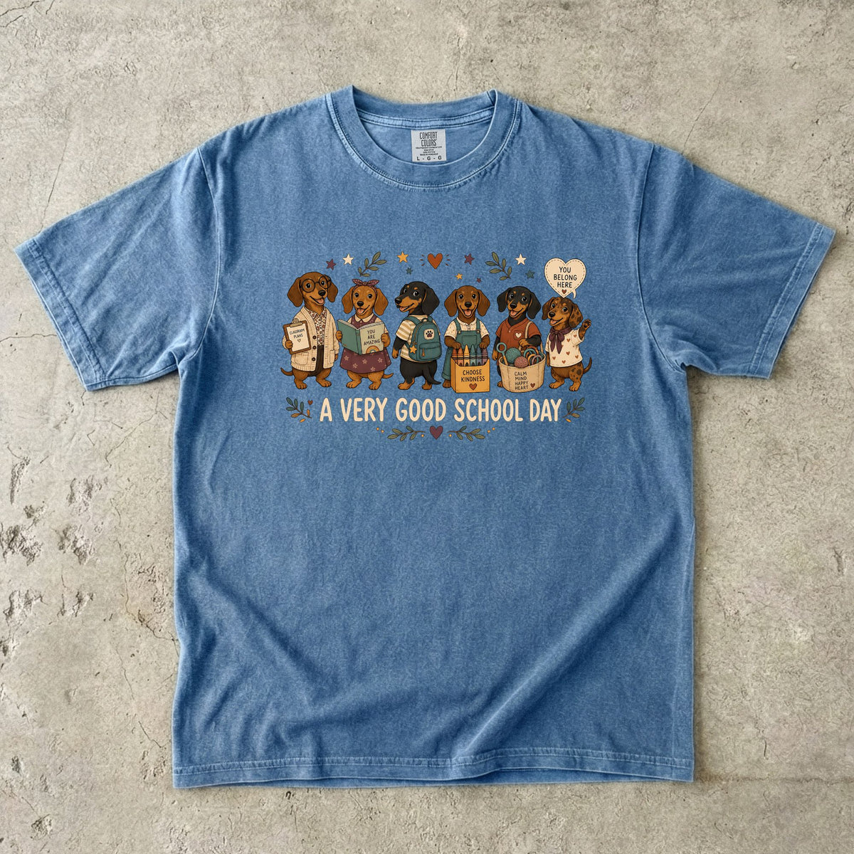 A Very Good School Day Dachshund T-Shirt