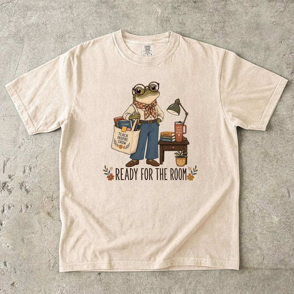 Ready For The Room Frog Teacher T-Shirt