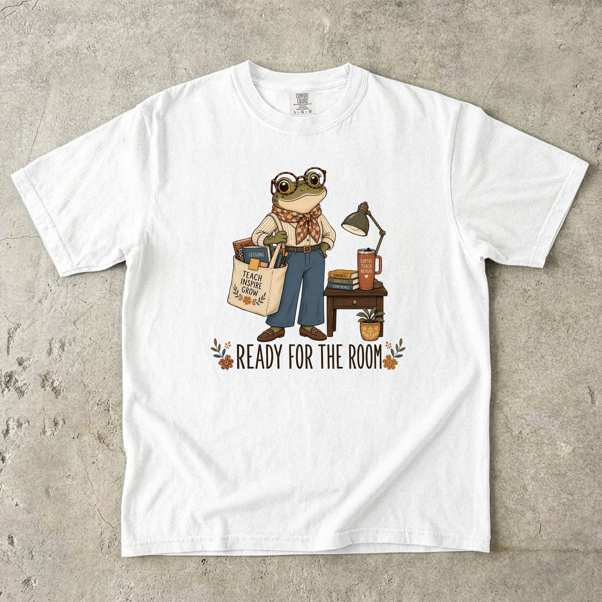 Ready For The Room Frog Teacher T-Shirt