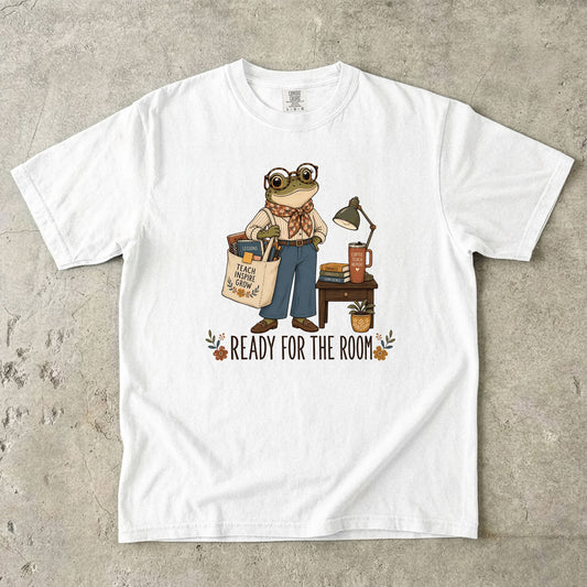 Ready For The Room Frog Teacher T-Shirt