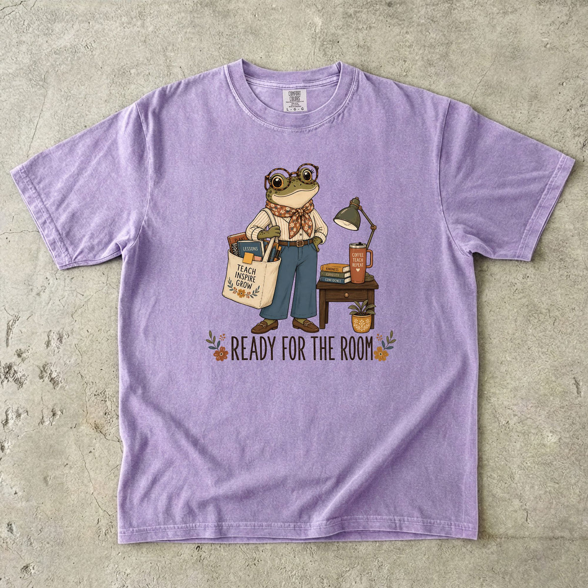 Ready For The Room Frog Teacher T-Shirt