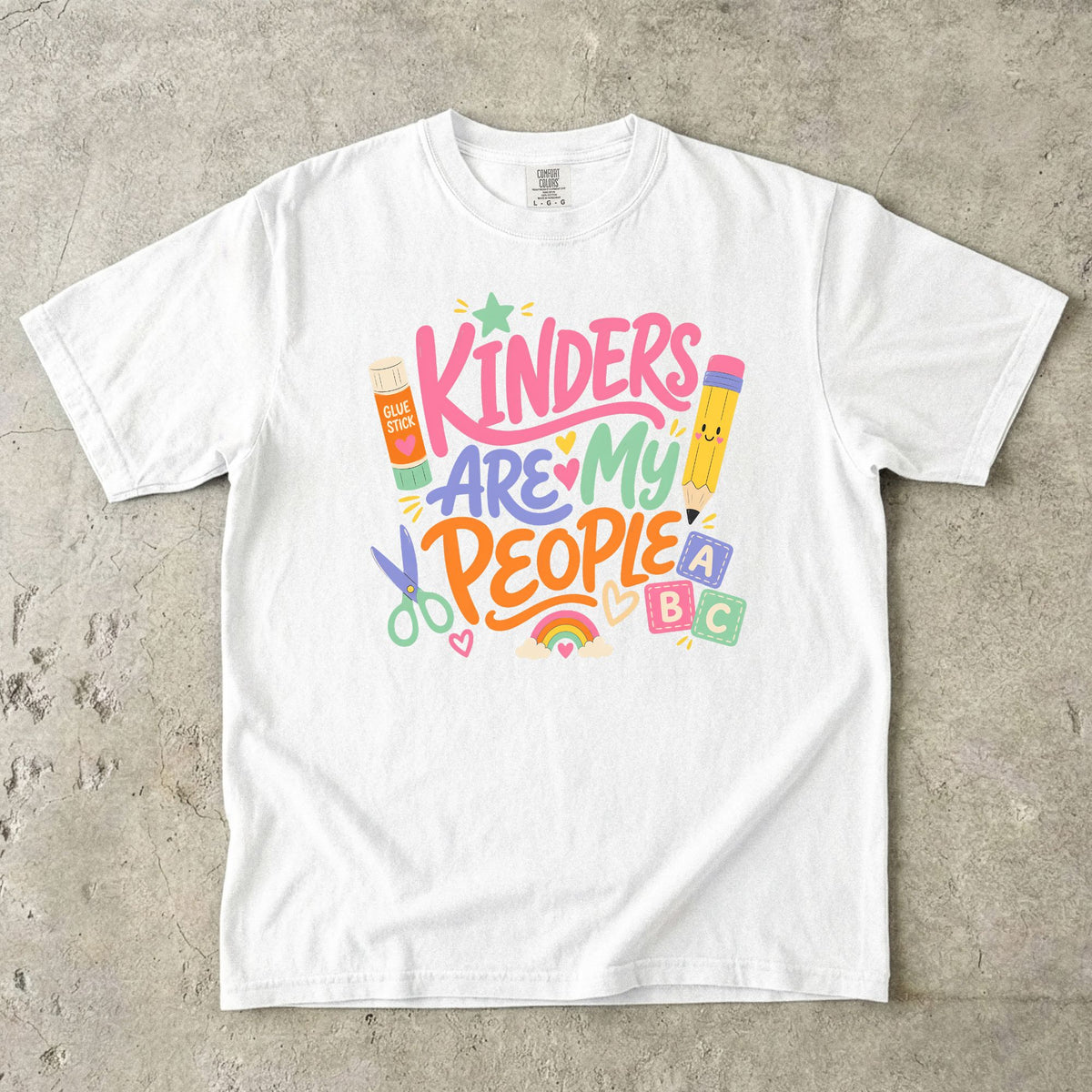 Kinders Are My People Teacher T-Shirt