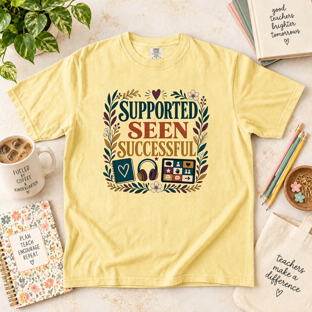 Supported Seen Successful Special Education T-Shirt
