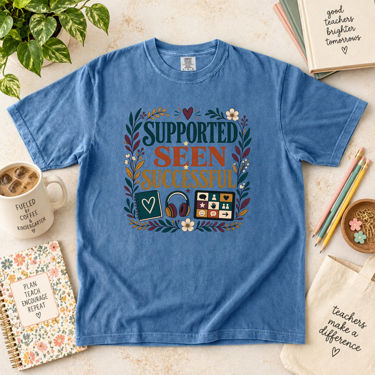 Supported Seen Successful Special Education T-Shirt